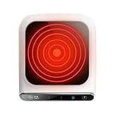 Kaffeewärmer Platte Elektrisch - Runde Heizfläche Drei Stufen Temperaturregelung, Tragbarer Tassen...