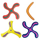 Kiuiom 4PCS Zurückkehrende Boomerang,Rückkehr Boomerang-Sportspielzeug,Wurfspiel Für Kinder...