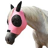 Gallopoff Fliegenmaske Pferd, Pferdemaske mit Ohren Schützerschutz, Atmungsaktives Mesh,...