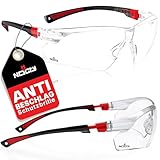 NoCry Schutzbrille mit Durchsichtigen Anti-Beschlag und kratzbeständigen Gläsern, Seitenschutz und...