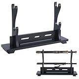 DICOSMETIC 2 Tier Schwertständer Katana Ständer 39.1x8.9x24.5cm Holzschwert Katana Halter...