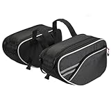 Tragbares Aufbewahrungs-Sattelpaket Motorrad-Satteltasche, 30 L, Reisegepäck, Universell Einsetzbar...