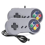 Rii USB Classic Controller Gamepad Joypads (2 Pack, 1.5M), klassischer USB Gamepad-Joystick, PC...