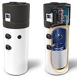 Luft-Wasser Wärmepumpe für Brauchwasser 200 Liter Brauchwasserwärmepumpe/Trinkwasser MIT...