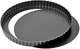 Original Kaiser Classic Tarteform mit Hebeboden 28 cm, Quicheform antihaftbeschichtet,...