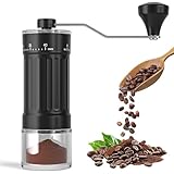 Externer Verstellbarer Manuelle Kaffeemühle: Tragbare Handkaffeemühle mit Hochpräzisen keramik...