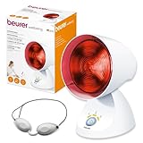 Beurer IL 35 Infrarotlampe, wohltuendes und wärmendes Infrarotlicht mit 3-stufigem Timer, 5...