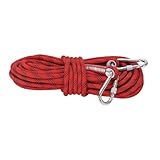 Kletterseil 12mm x 20m Hochleistungs-Sicherungsseil mit 2100kg Tragkraft für Bergsteigen Camping...