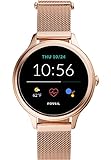 Fossil Damen Smartwatch 5 Generation + 5E. Wear OS by Google mit Lautsprecher, Herzfrequenzmesser,...