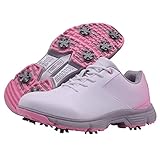 TUMAHE wasserdichte Golf Schuhe Für Frauen, Komfort 7 Spikes Golf Schuhe Professionelle Golf...