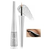 Boobeen Bunter Glitzer Eyeliner Flüssiger Schimmer Eyeliner Wasserfester Metallischer Eyeliner...