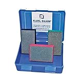 Karl Dahm Schleifset Diamant, Körnung 60 – 200 I Profi-Handschleifer-Set zum Brechen und...