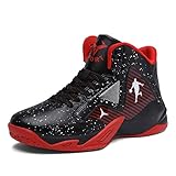 BINQI Herren Basketballschuhe High-Top leichte Stoßdämpfung rutschfeste atmungsaktive...