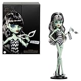 Monster High x Barbie Frankie Stein-Puppe mit von der ursprünglichen Barbie-inspiriertem Badeanzug...