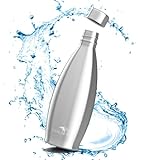 MATE OF STEEL® Kompatibel mit Sodastream Crystal - Premium 0.9L Edelstahl Flasche –...