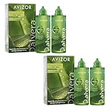 AVIZOR ALVERA PACK 4X350ml - Lösung mit Aloe Vera zur Reinigung und Desinfektion von Kontaktlinsen...