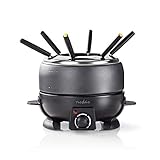 Fondue-Set - 6 Personen - 2.3 l - Einstellbare Temperaturregelung - 800 W - Cool touch Griff -...