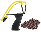 AUVIM Zwille Steinschleuder Profi für Jagd Schleuder Katapult mit Starker Gummiband Einstellbar...