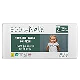 Eco by Naty Baby Öko Windeln - umweltfreundliche Premium-Bio Windeln aus pflanzenbasierten...