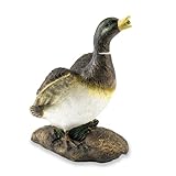 esotec Wasserspeier Figuren Ente Lucky Duck, Einzelfigur Teichfigur, Gartenstatue, Brunnenfigur,...