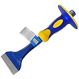 S&R Flachmeißel 275 x 75 mm aus CHROM-VANADIUM Stahl mit Handschutz in Profi-Qualität, Meissel,...
