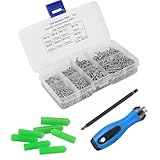 Purekay Universalschrauben Sortiment 901 teilig Selbstschneidende Schrauben mit Senkkopf Schrauben...