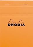 5 Stück Rhodia Top staplebound liniert No. 16 Notizblock (6 x 8,25) orange