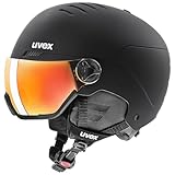 uvex Wanted Visor - robuster, stylischer, optimal belüfteter Skihelm mit beschlagfreiem Visier für...