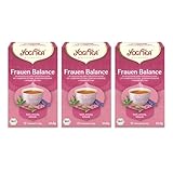 Yogi Tea - Frauenbalance, Ayurvedischer Bio Gewürz- und Kräutertee, von Natur aus koffeinfrei,...