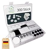 GREEN HOME Möbelgleiter Box | Filzgleiter Set | 300-teilig – Möbelgleiter & Antirutsch Pads...