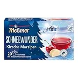 Meßmer Schneewunder | Früchtetee mit Kirsche-Marzipan-Aroma | 20 Teebeutel | Vegan | Glutenfrei |...
