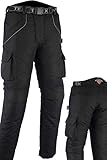 Texpeed Motorradhose mit protektoren herren - Textil Wasserdicht Motorroller Motorrad Bikerin Mit...