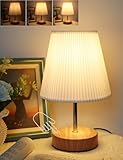 HSLighting Nachttischlampe, Tischlampe Touch Dimmbare Glühbirne 3 Helligkeitsstufen Einstellbar...