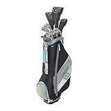 Wilson Ultra XD Damen Golfschläger Set Mit Carttasche Golf Komplettset Eisen Hölzer Driver Bag...