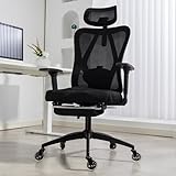 AMBINESS Bürostuhl Schreibtischstuhl | verstellbare Armlehnen & Kopfteil | 6 Modelle | Ergonomisch...