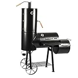 Mayer Barbecue RAUCHA Smoker MS-300 Pro Holzkohlegrill Räucherofen Smoker Grill, 2...