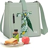 Hihealer Lunch-Tasche 2024 Neuestes Lunchbox für Frauen Kinder Mädchen Isolierte Botanic Flexi...