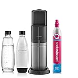 SodaStream Duo Sprudelmaschine, mit 1 Liter wiederverwendbarer BPA-freier Kunststoff-Wasserflasche,...