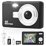 Digitalkamera Fotokamera mit 64GB Karte,Tragbare Fotoapparat mit 2,4' LCD Bildschirm,HD 1080P...
