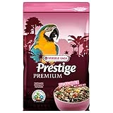 Versele-laga Prestige Premium Papageienfutter mit Vam, 2 kg, transparent