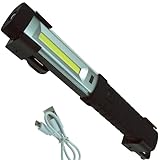 Tragbare LED-Arbeitsleuchte, wiederaufladbar, mit Magneten und Haken