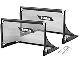 Salta Challenge - 100x60cm - Faltbares Fußball Tor - 2er Set - Für Kinder und Erwachsene -...
