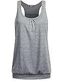 UNibelle Tank Top Damen Yoga Shirt Top Sport Tanktop Ärmellos Racerback Fitness Oberteil Training,...