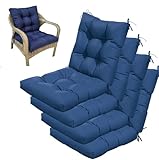 Outdoor Schaukelstuhlauflagen Wasserdicht Hochlehner Gartenstuhl Ersatzkissen Terrassenmöbel Set...