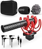 Movo X1-Mini Video Shotgun Mikrofon für Kamera Superniere 3,5 mm/USB-C Analog/Digital...