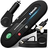 Retoo Freisprecheinrichtung Kfz Auto Bluetooth mit Lautstärkeregler und Musik hören,...