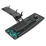 EUREKA ERGONOMIC Tastaturauszug Verstellbar Tastaturhalterung Schwenkbar Tastaturschublade mit...