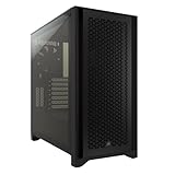 Corsair 4000D Airflow Tempered Glass Mid-Tower ATX-Gehäuse (High Airflow Front Panel, Tempered...