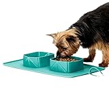 Faltbarer Hundenapf - Rutschfeste Faltbare Silikon Leckerli Schale | Rutschfeste Reise...