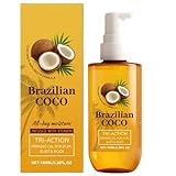 Straffendes Brasilianisches Kokos-Körperöl, Mit Tiefer Feuchtigkeitsversorgung Und Pflege, 100ml,...